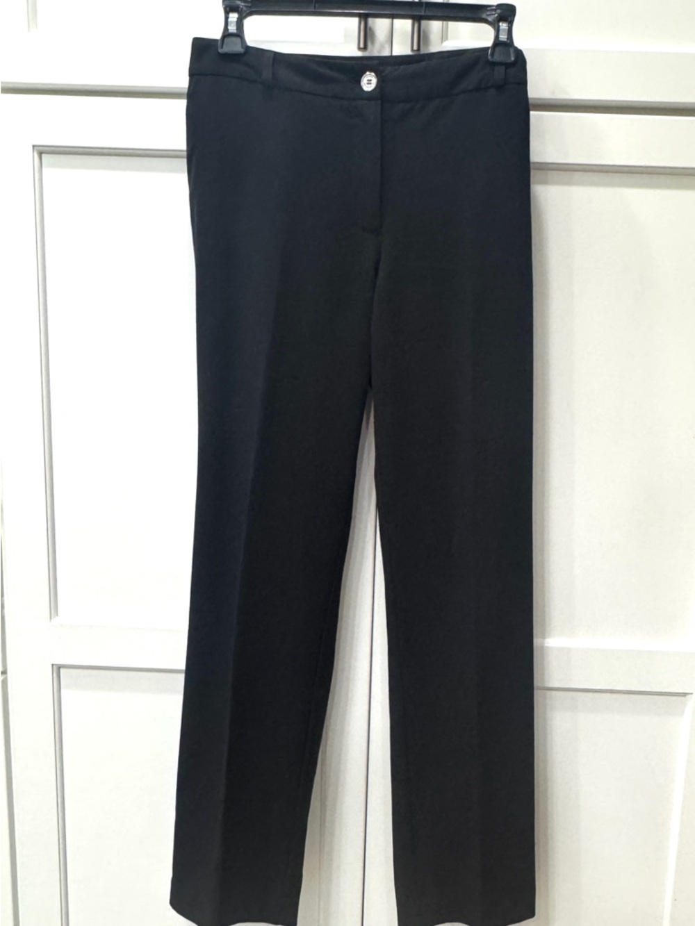 Michael Kors Black Tailored Straight-Leg Dress Pants Quality easy care Size 12